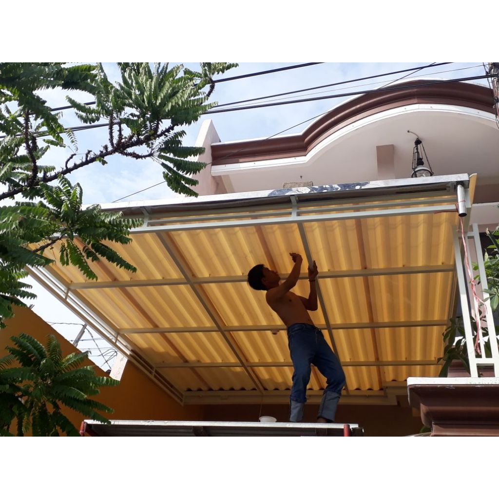 Kanopi rooftop semi transparan sidoarjo