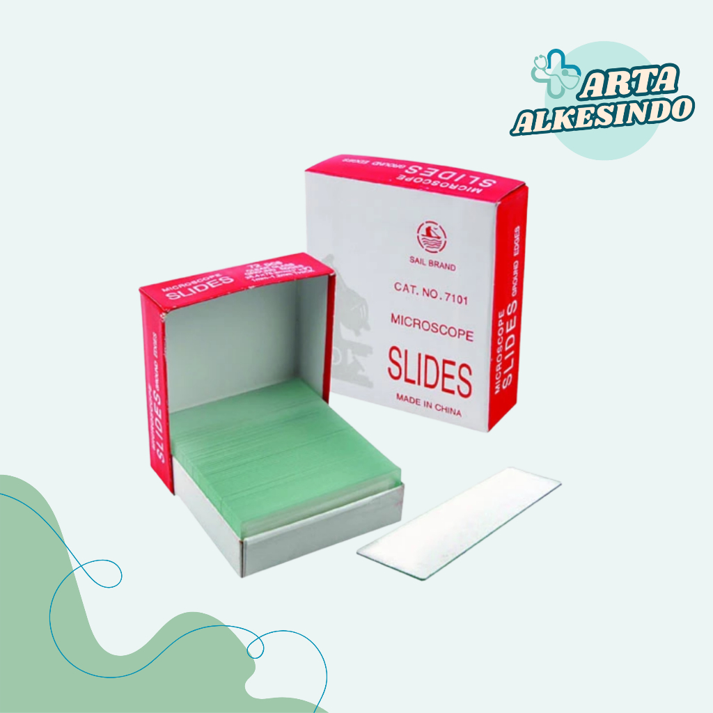 Kaca Mikroskop | Microscope Slide | Kaca Praktikum Mikrobiologi