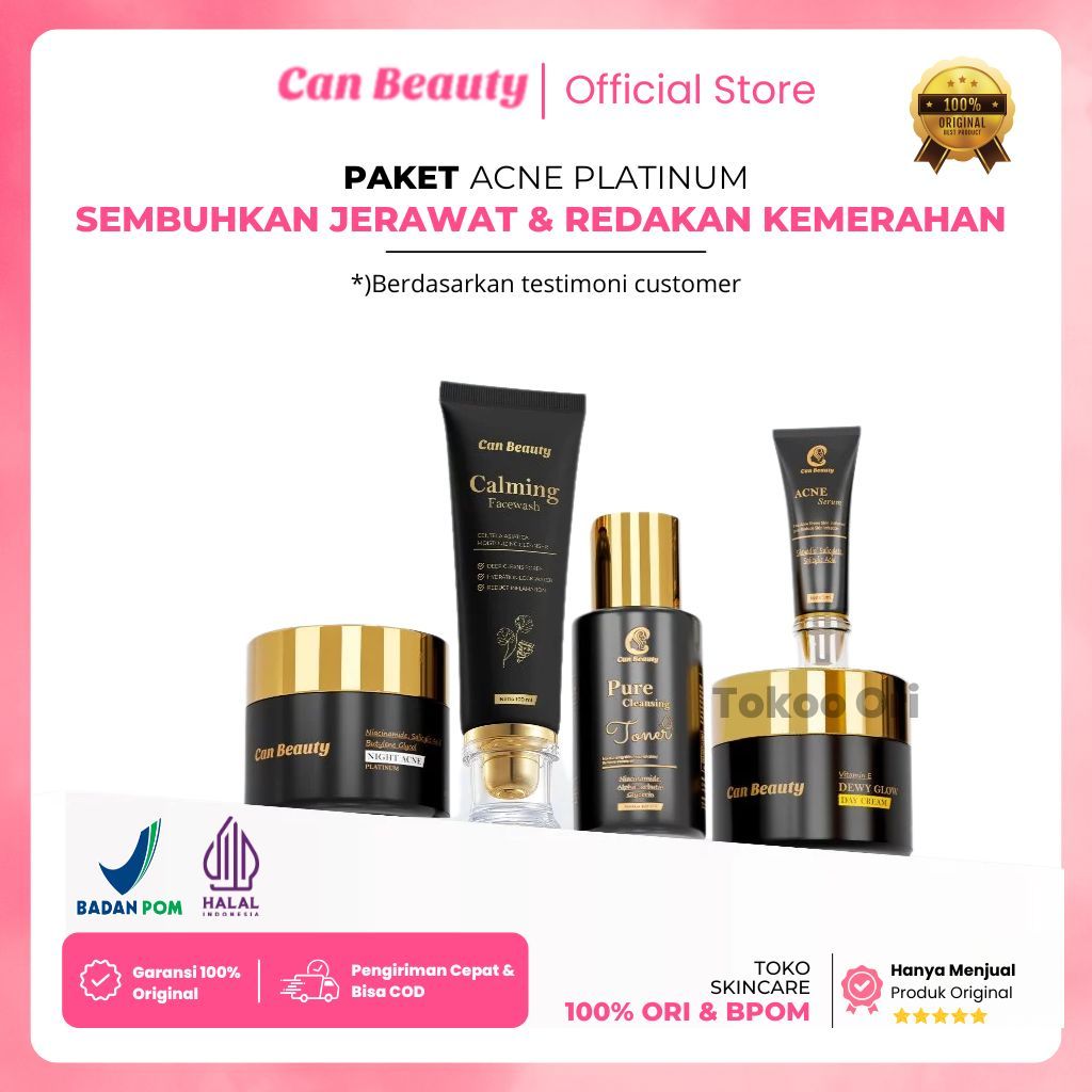 Can Beauty Skincare Official BPOM Store Original Ecer dan Paket