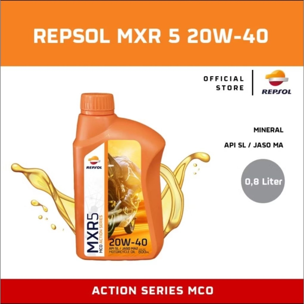 REPSOL MXR 5 20W-40