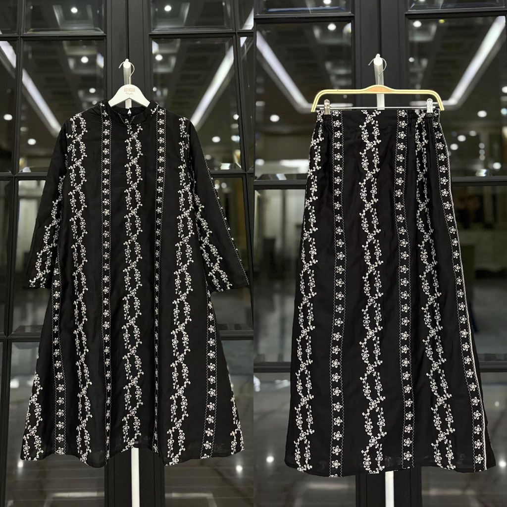 Almera Set Melayu - Setelan rok melayu wanita - setelan melayu - One set melayu