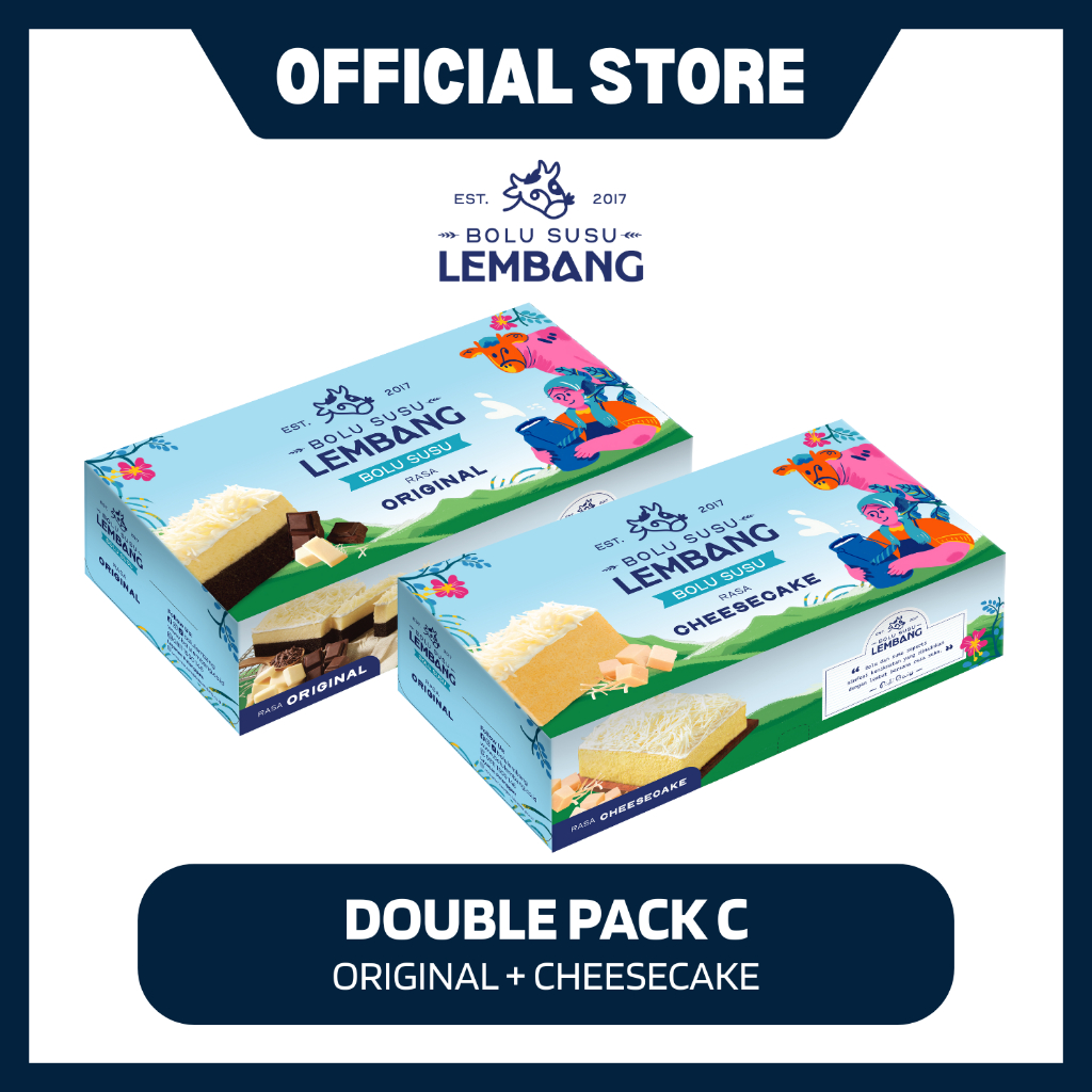 

Double Pack C (Reguler - Original + Cheese Cake)