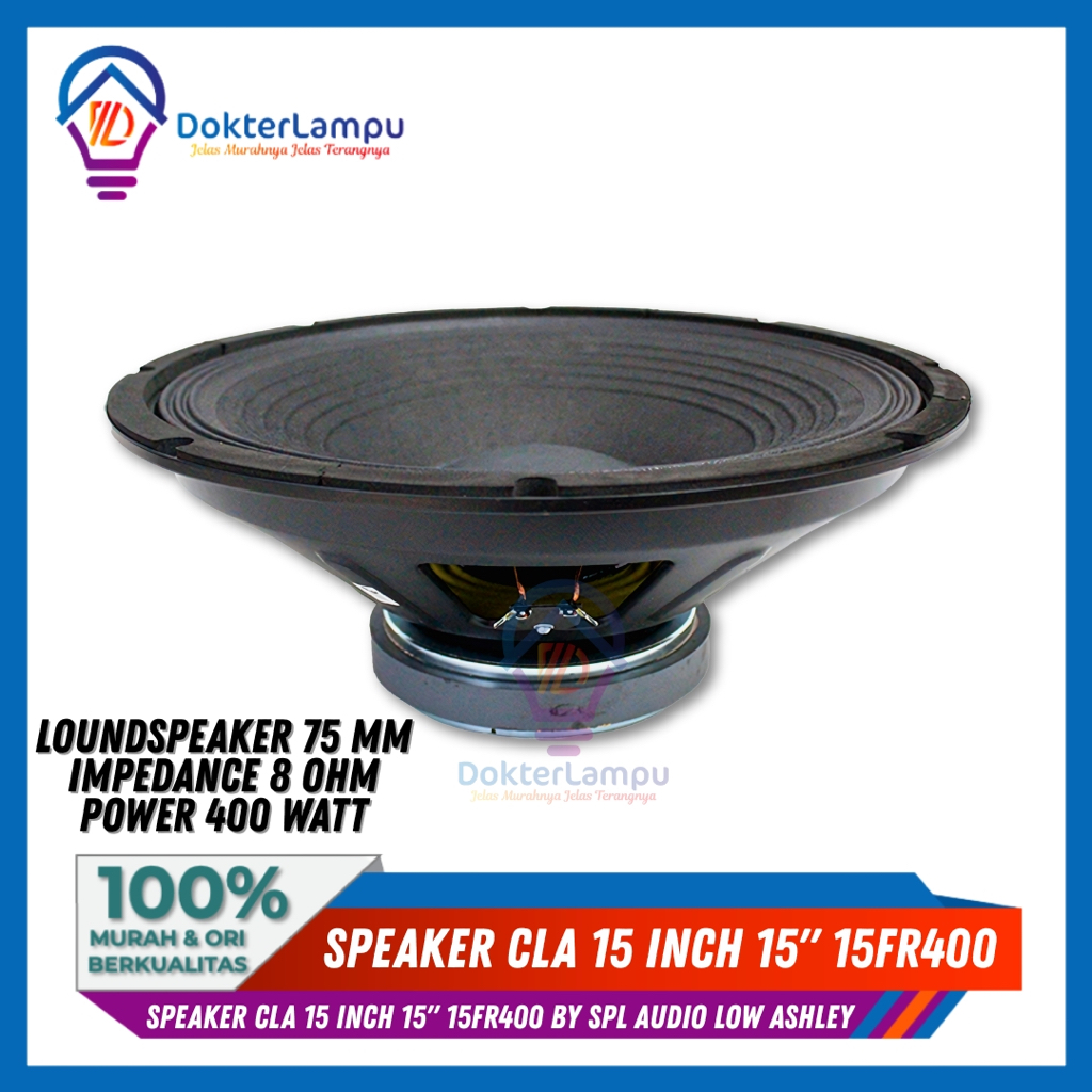 Speaker CLA 15 Inch 15" 15FR400 By SPL Audio Low Ashley