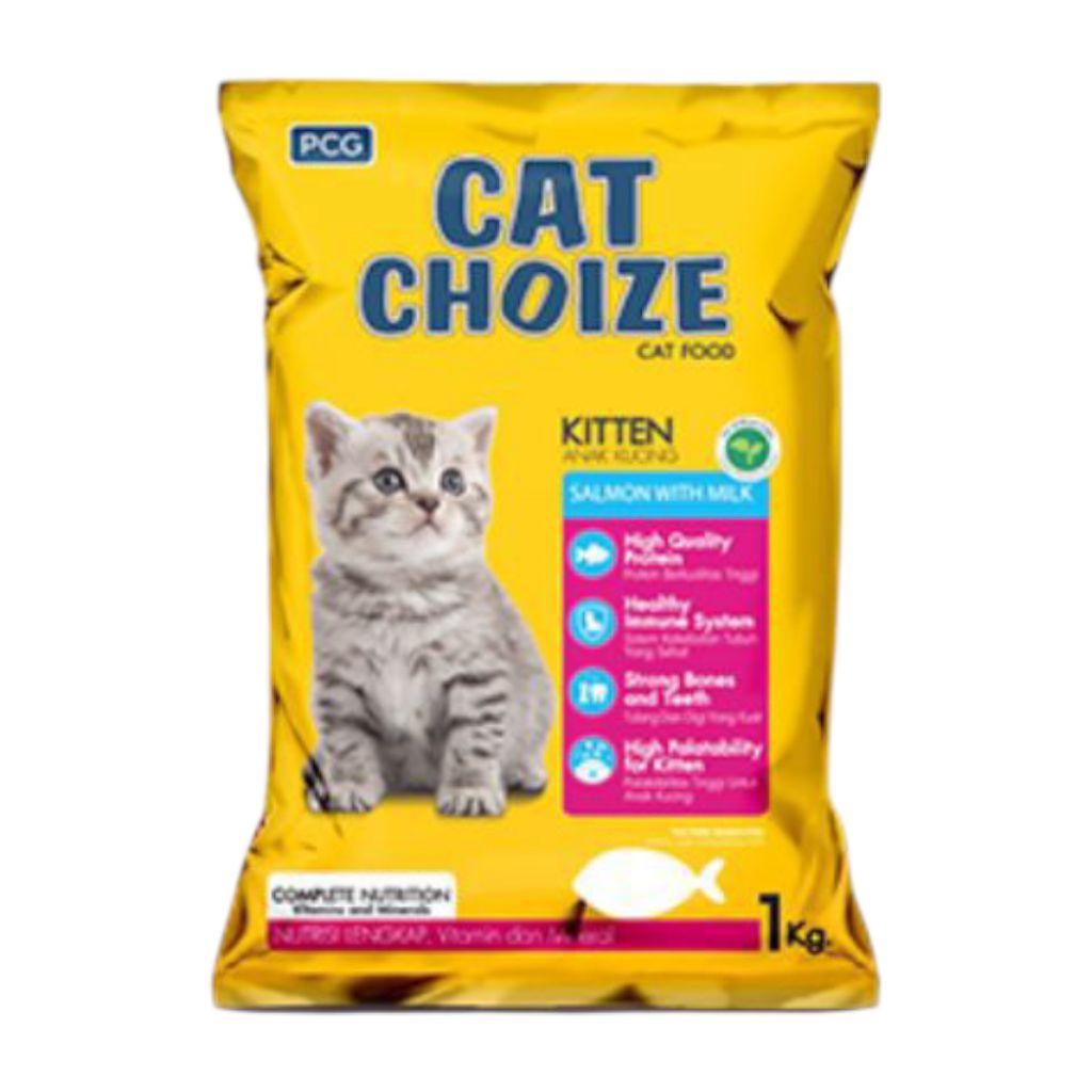 GOJEK Cat Choize Kitten 10kg makanan Kucing 10kg - SALMON
