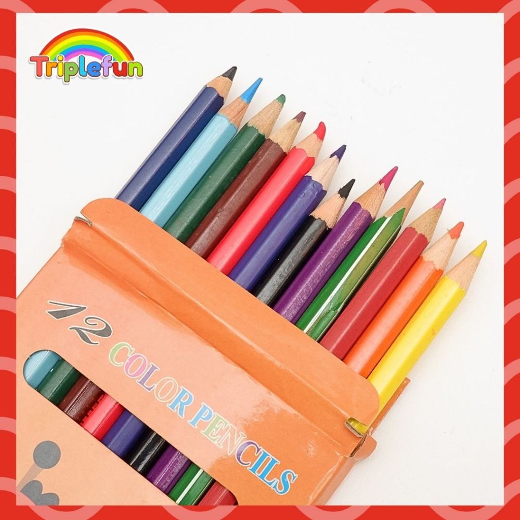 

Pensil Warna Super Murah Panjang 12 Warna Menggambar Melukis Mewarnai Colour Pensil Gambar Anak Sekolah