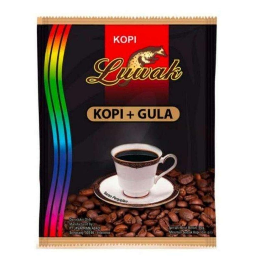 

LUWAK KOPI + GULA 25 Gram | KARTON / KARDUS