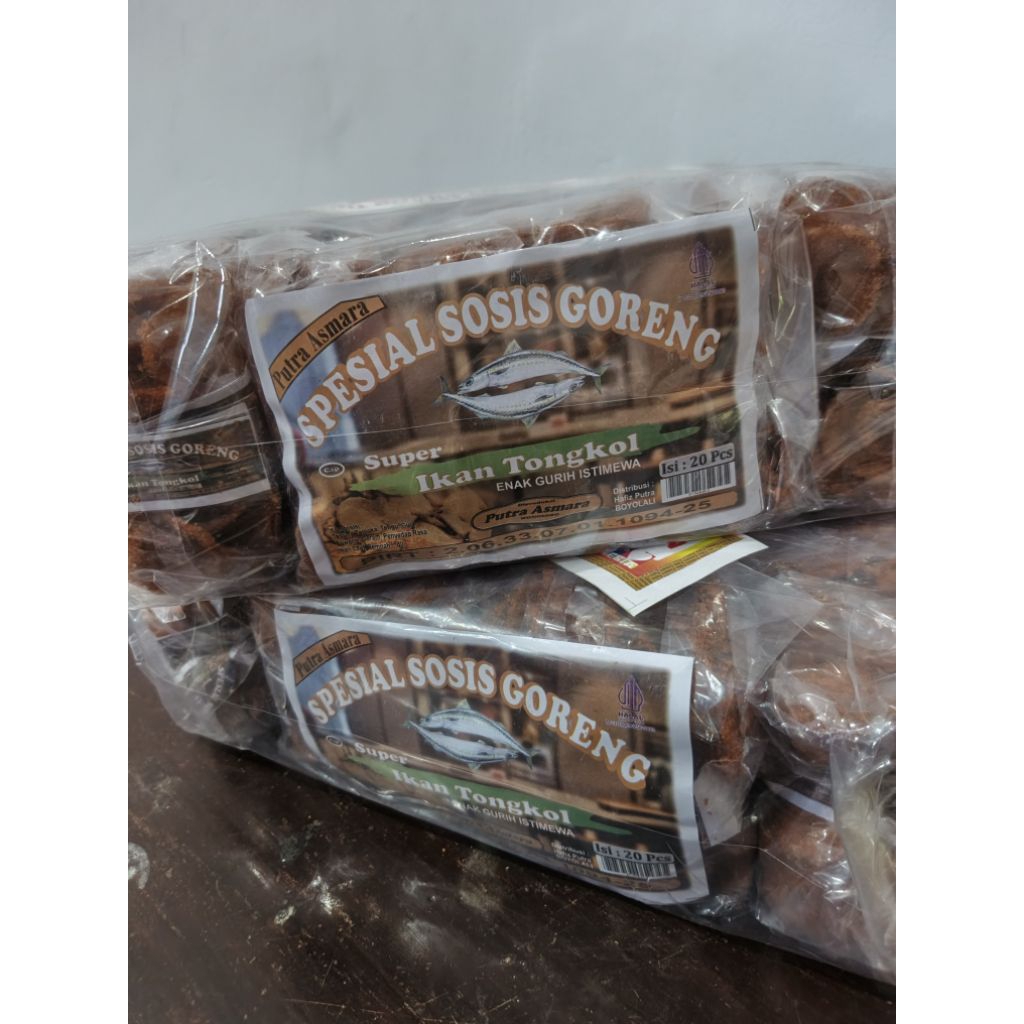 

keripik sosis goreng pedas