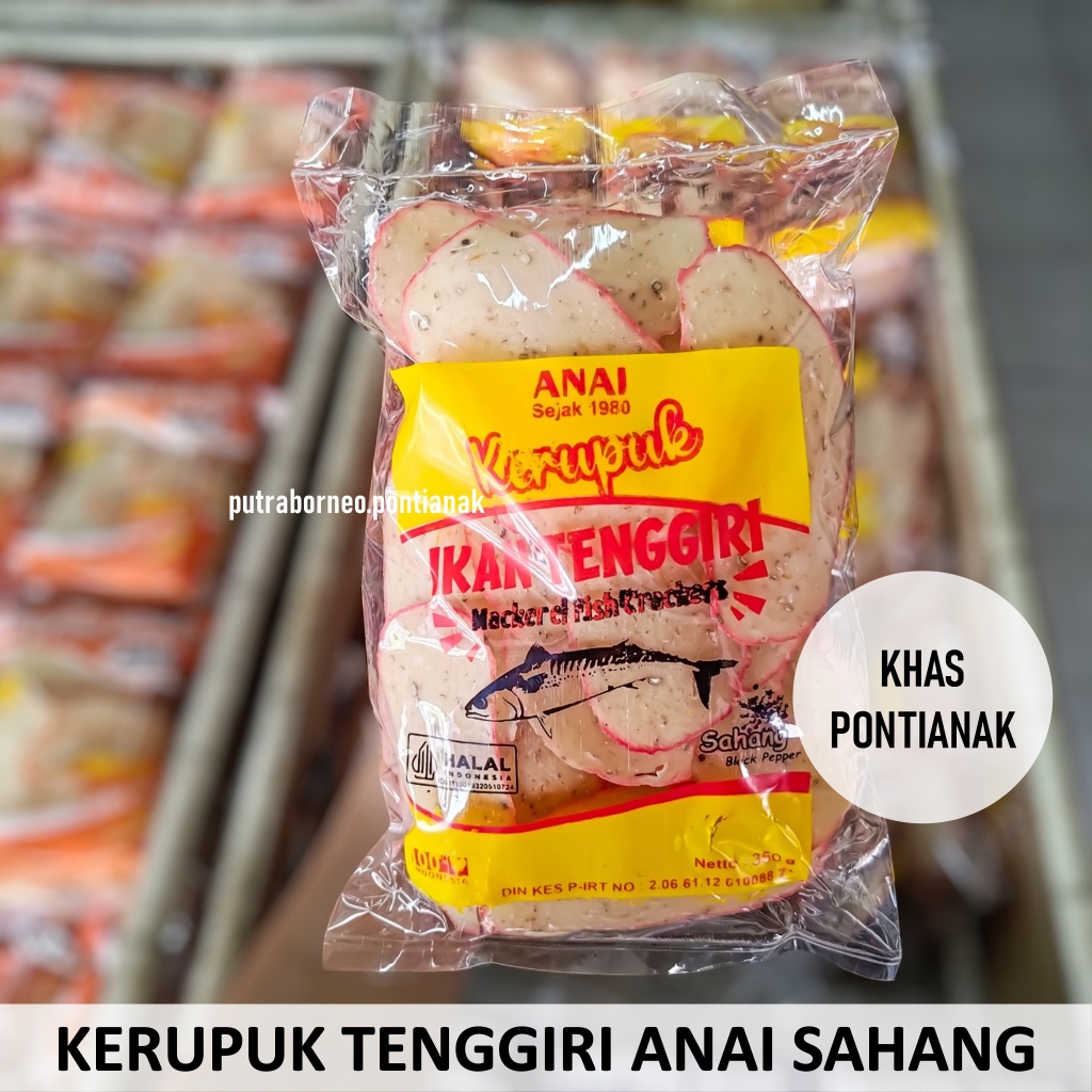 

Kerupuk Ikan Tenggiri Sahang Anai / Krupuk Ikan Tengiri Khas Pontianak