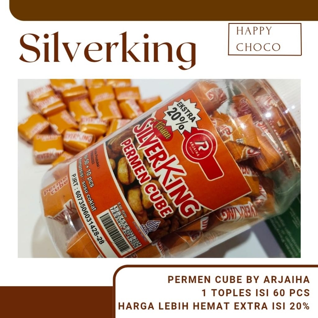 

Permen Cube SILVERKING Isi 60 Pcs Viral Milo / Candy Cube
