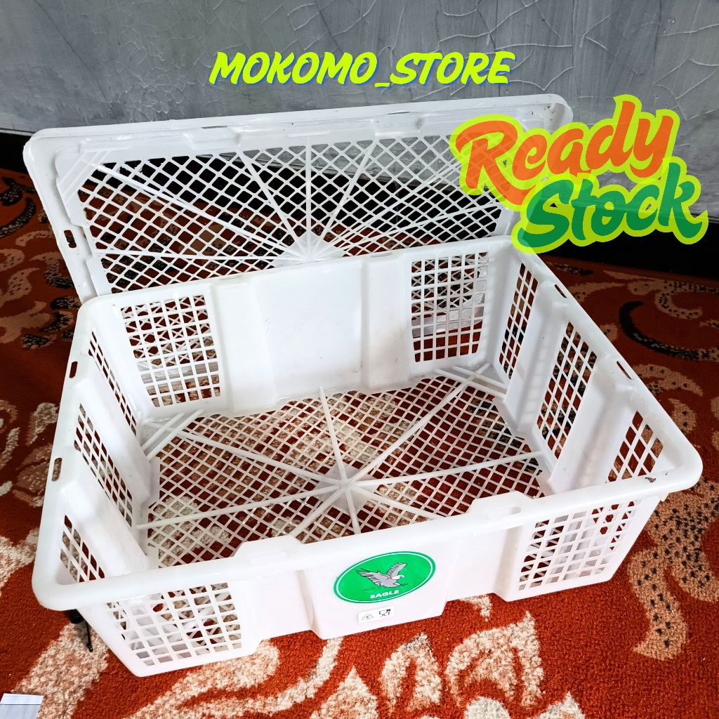 Keranjang Plus Tutup KLENGKENG Bekas buah kranjang