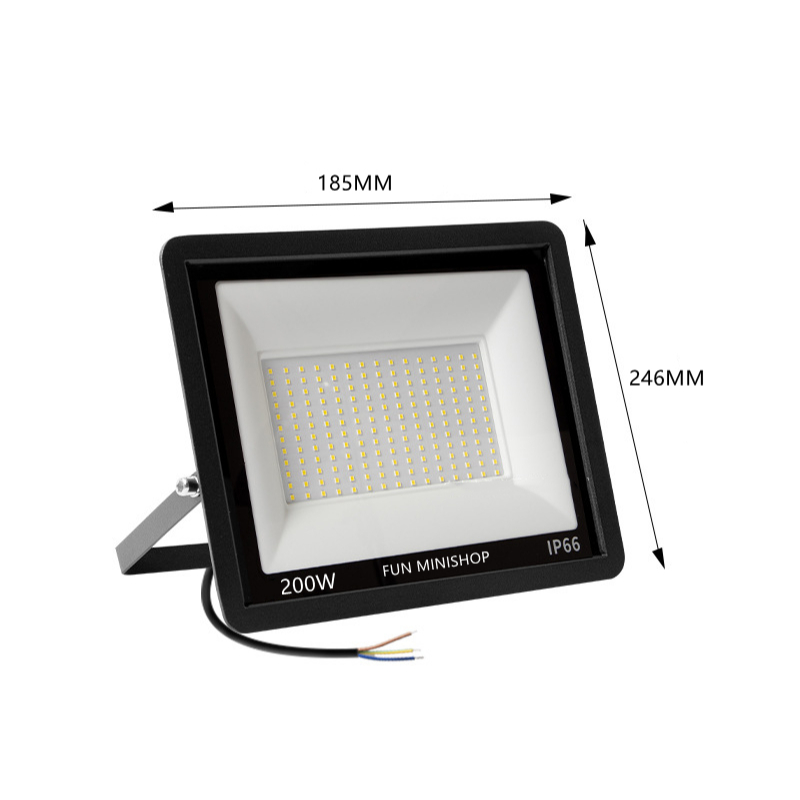 Fun Minishop Lampu Sorot 200W Floodlight 200W Lampu Tembak 200W Waterproof Ip66