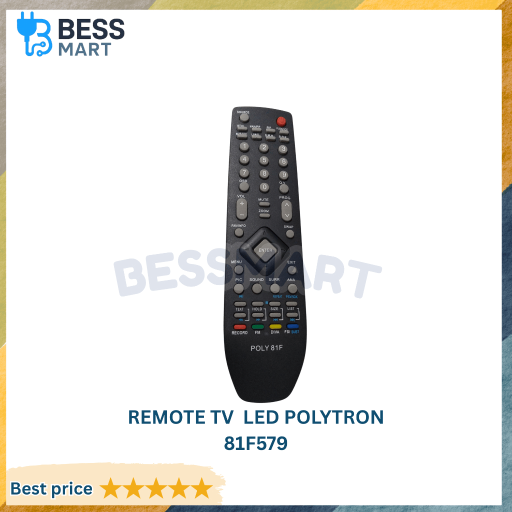 Remote TV LED POLYTRON 81F579 (DUS)