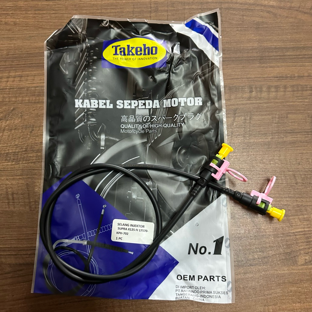 (KYZ) TAKEHO KPH SELANG INJEKTOR BENSIN INJECTOR HOSE COMP KABEL SEPEDA FUEL FEED INJECTION MOTOR SU
