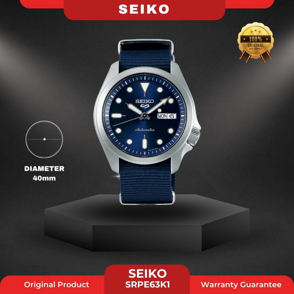 SEIKO SRPE63K1 PRIA ORIGINAL JAM TANGAN COWOK ARLOJI COWOK FASHION