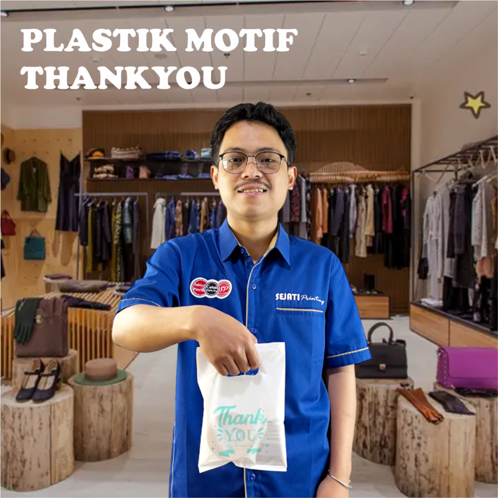 

(Isi 50Pcs Size 15 x 22) Kantong Plastik Motif Thank You | Kantong Plastik Skincare, Plastik Hijab, Plastik Obat