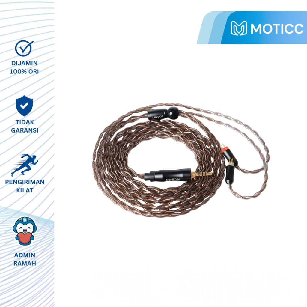 NICEHCK LitzOCC 4N Litz OCC Copper Earphone Upgrade Cable