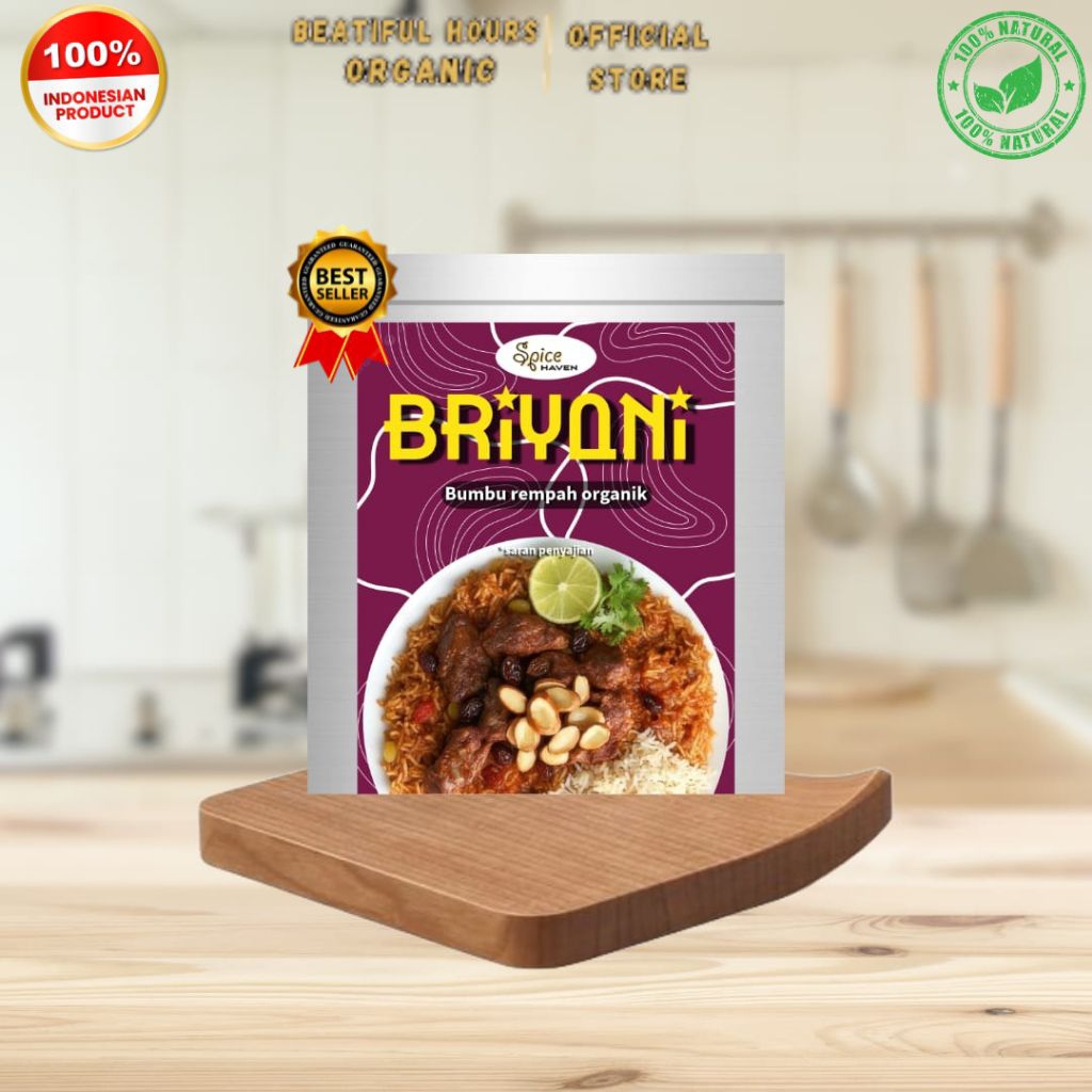 

BUMBU BRIYANI/BUMBU NASI BRIYANI/BUMBU REMPAH BRIYANI KHAS TIMUR TENGAH
