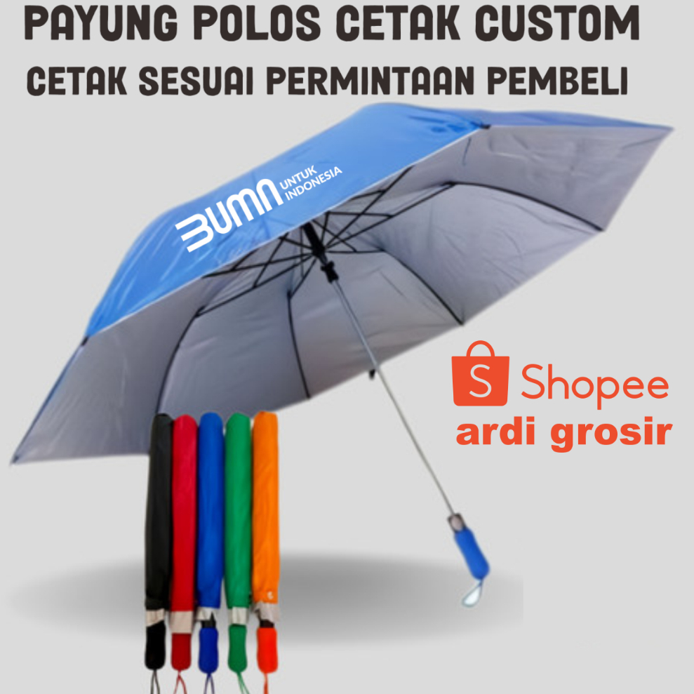 PAYUNG LIPAT 2 GOLF OTOMATIS BUKA OROMATIS PAYUNG POLOSAN PAYUNG CETAK GROSIR PAYUNG LIPAT