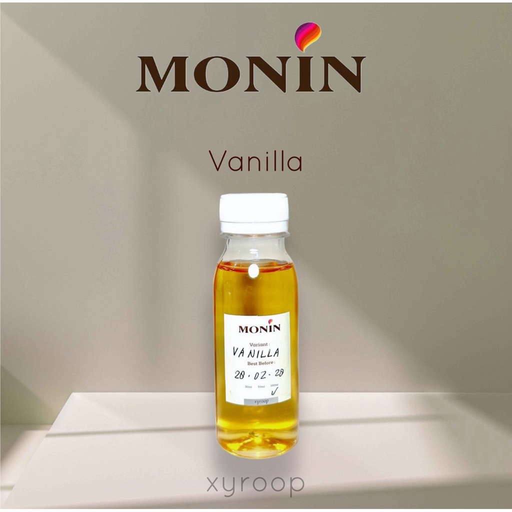 

Monin Syrup Repack Vanilla Coffee Sirup 30ml 50ml 100ml
