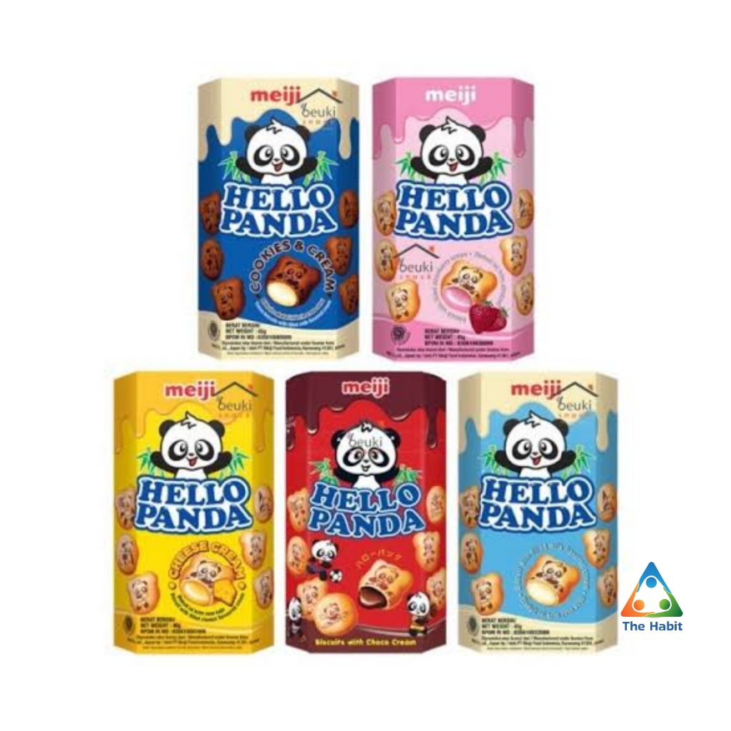 

(The Habit) Hello Panda Meiji Cookies 42gr / Hellopanda biskuit