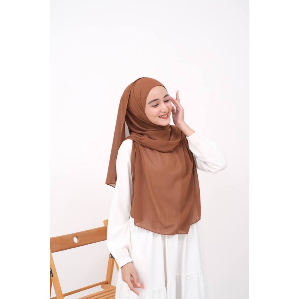 Pashmina Jumbo Ceruty Babydoll Premium – Hijab Panjang, Adem & Elegan