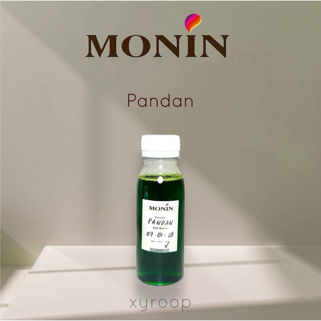 

Monin Syrup Repack Pandan Coffee Sirup 30ml 50ml 100ml