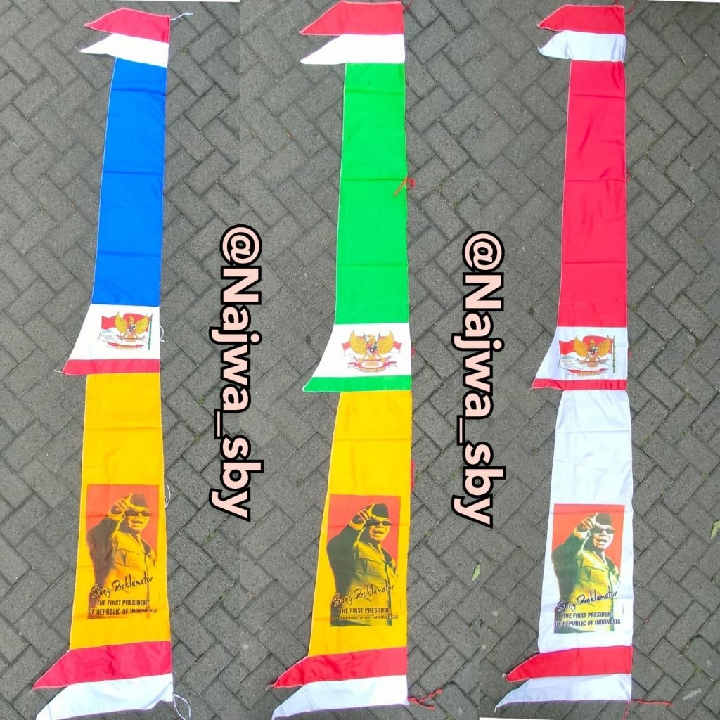 BENDERA  UMBUL UMBUL BANDIR SOEKARNO