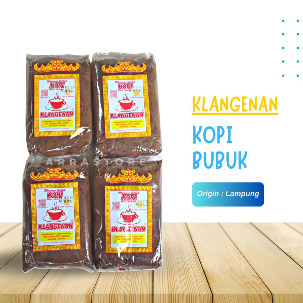 

[1 KG] Kopi Klangenan 250g Kopi Robusta Lampung