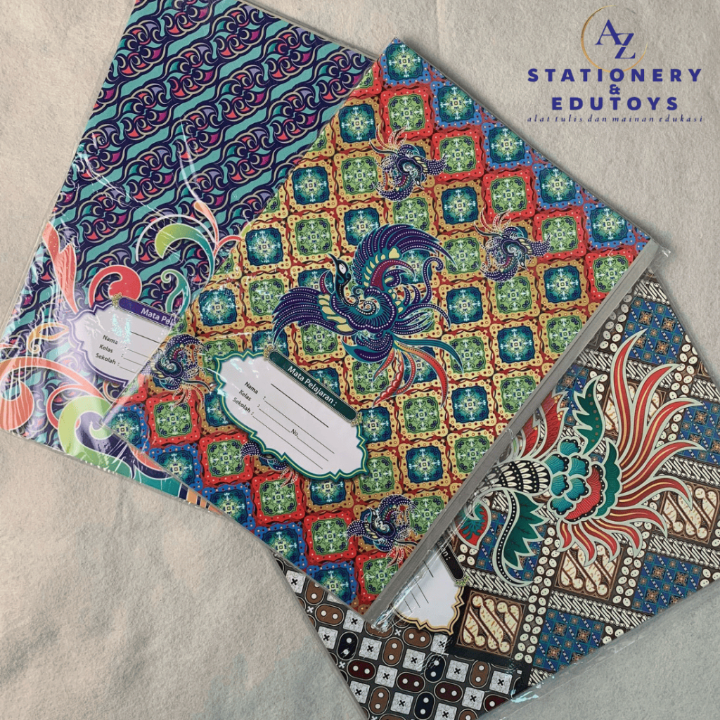 

Sampul Buku Tulis Batik (isi 20 Lembar) Ukuran Kwarto & Boxy