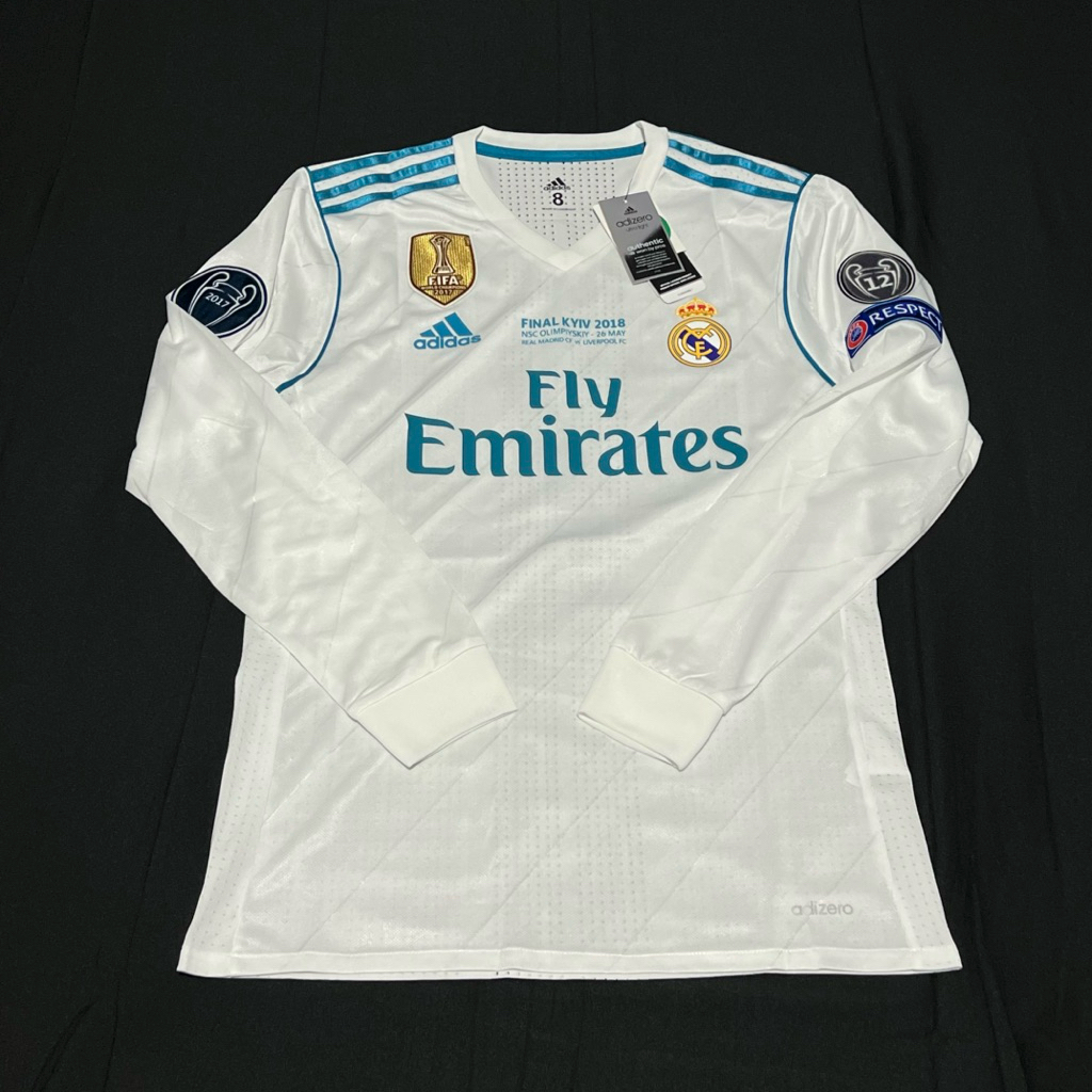 Jersey Real Madrid Final UCL KYIV 2018 - Long Sleeve Player Issue