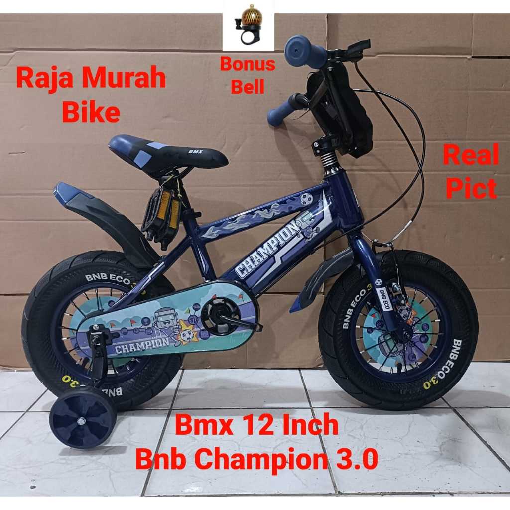 Sepeda Anak Bmx 12  Inch Bnb Champion Sepeda Anak Laki Laki Bnb Champion 12 Inch  Terbaru