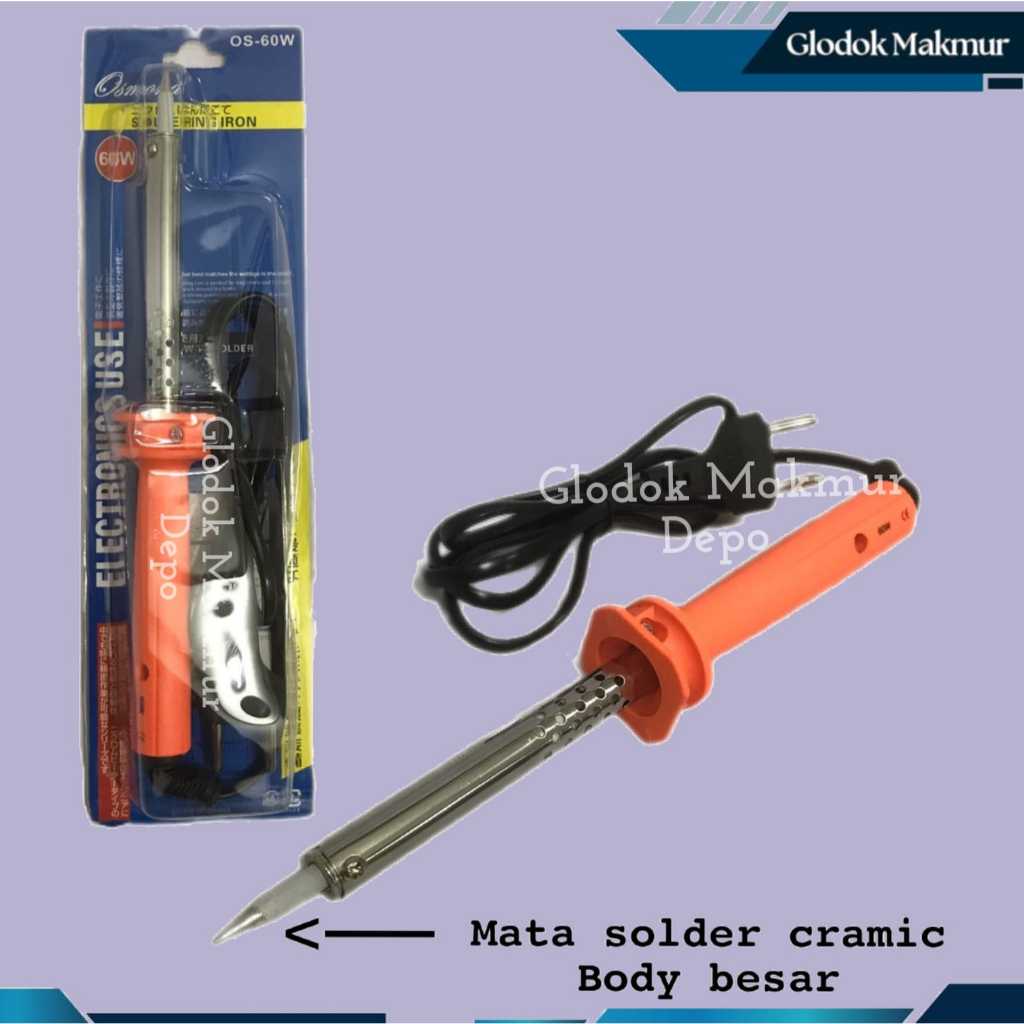 SOLDER OSMOND 60WATT UJUNG KRISTAL OS-60W