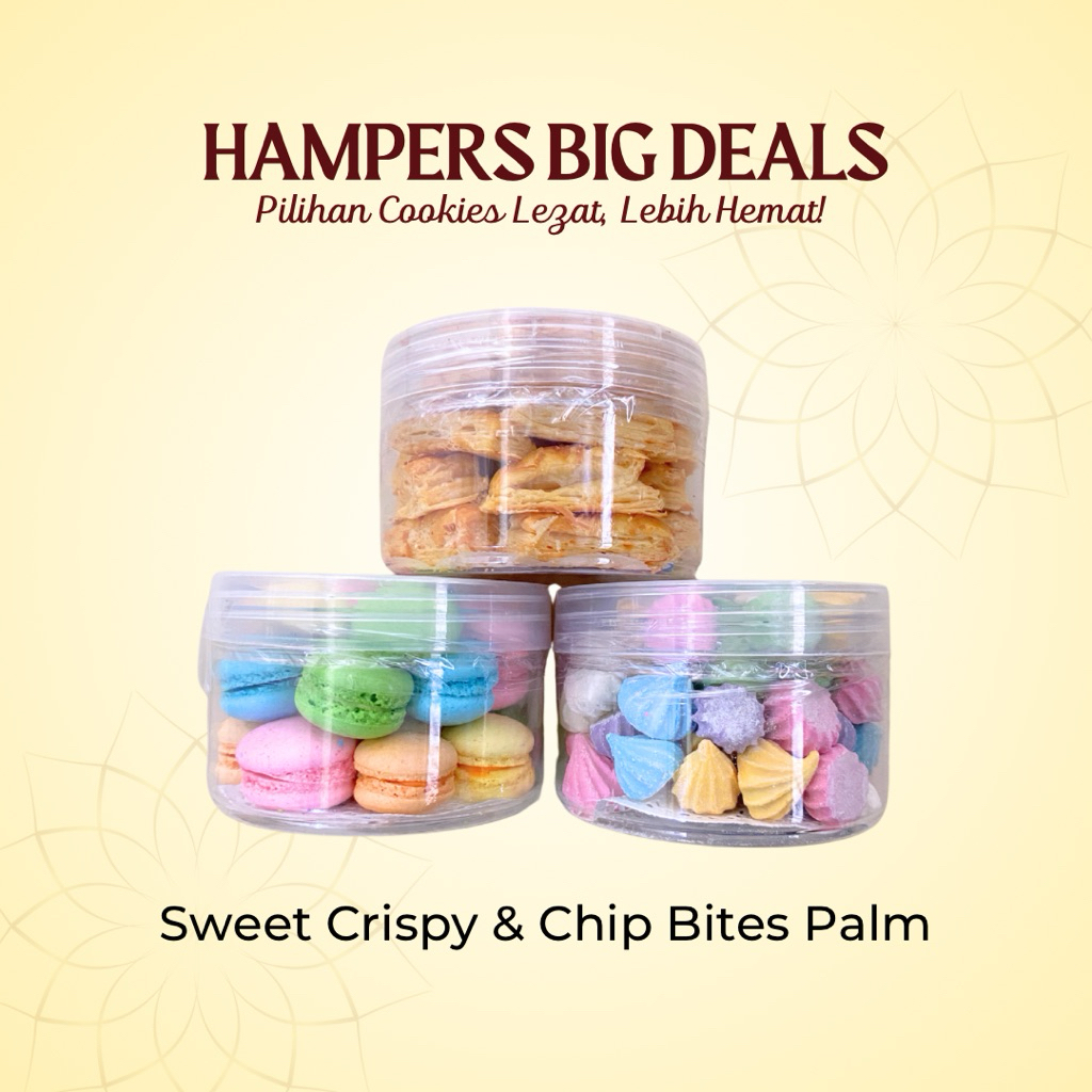 

[HAMPERS] ISTANA SWEET COOKIES RAINBOW | Hampers Kue Kering Macaroon, Salted Pastry, Meringue Cookies