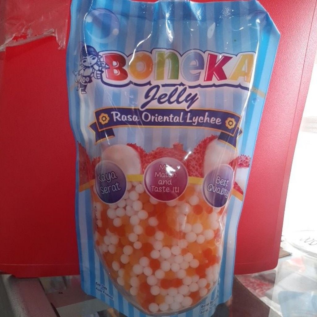 

Jelly bulat kecil Boba Isian Es Buah