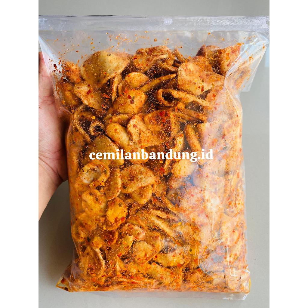 

basreng koin/basreng bulat 1kg pedas daun jeruk