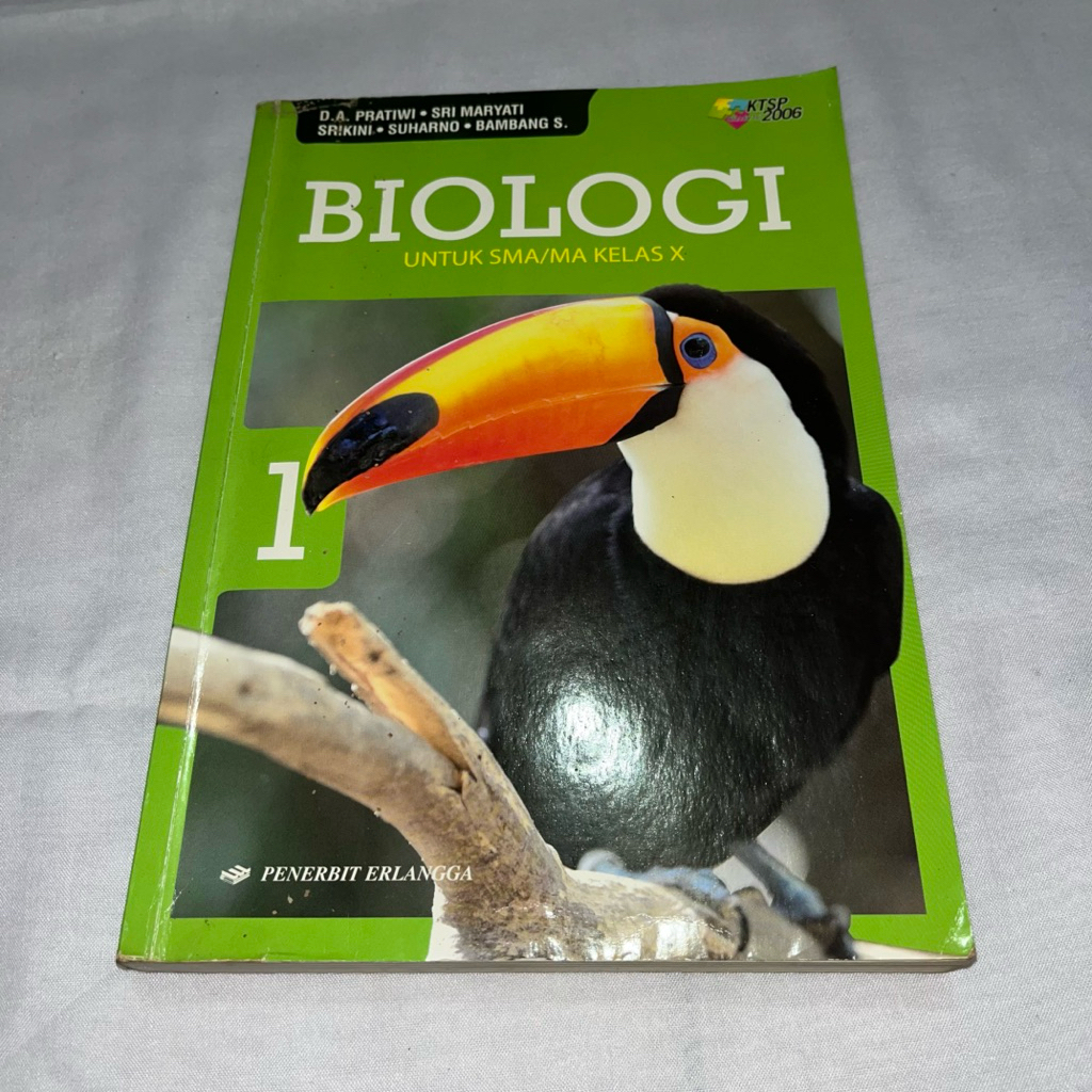 Buku Pelajaran Biologi Jilid 1 untuk SMA/MA Kelas X | Kelas 10  (D.A. Pratiwi | Sri Maryati Srikini 
