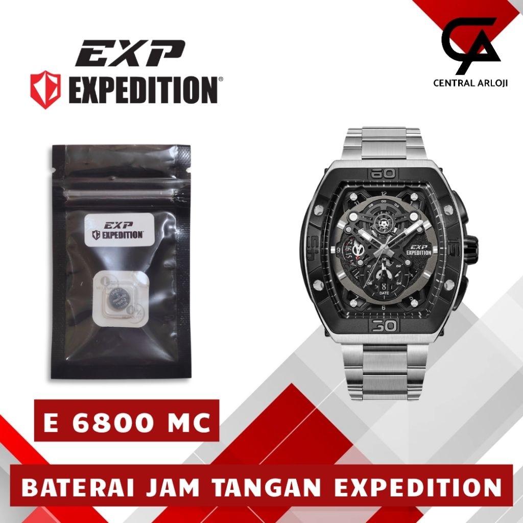 Baterai Jam Tangan Expedition E 6800 MC Original
