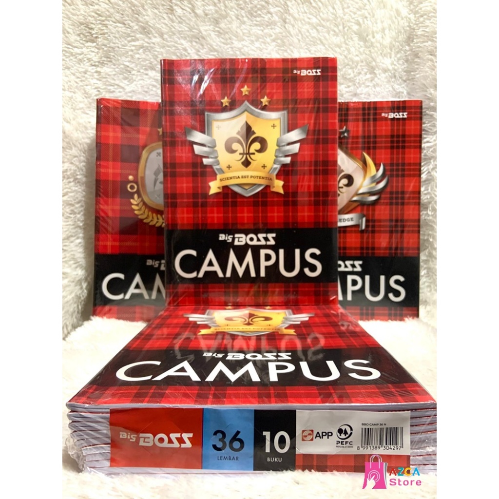 

Buku Big Bos Campus Isi 36 Lembar ORI Kertas HVS Putih / Buku Tulis Kampus Isi 36