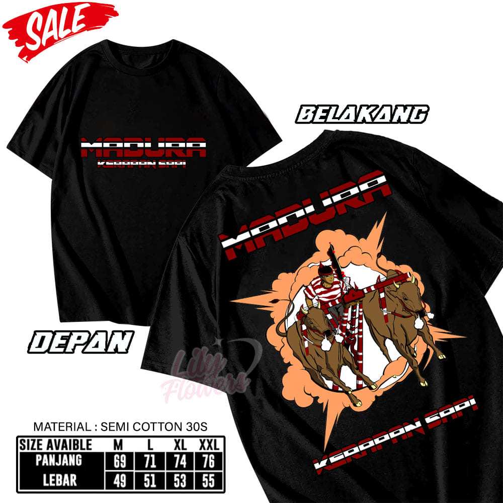 Kaos Madura Kaos Madura Kerapan Sapi keren baju terbaru 2025 Kaos Distro baju viral baju kekinian ka