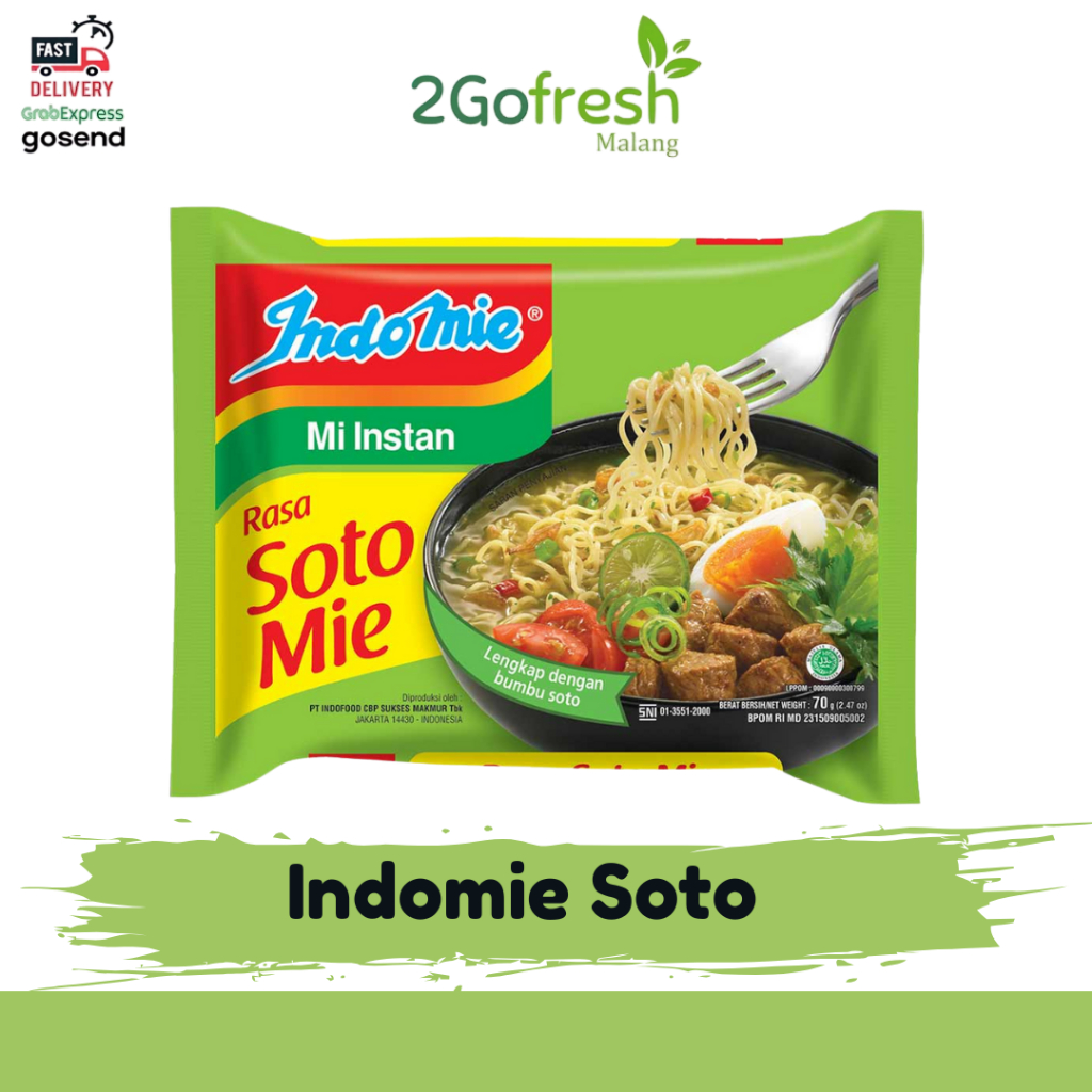 

Indomie Soto | 2Gofresh | Sayuran | Ayam | Ikan | Daging | Dapur | instant | Fresh | Halal |