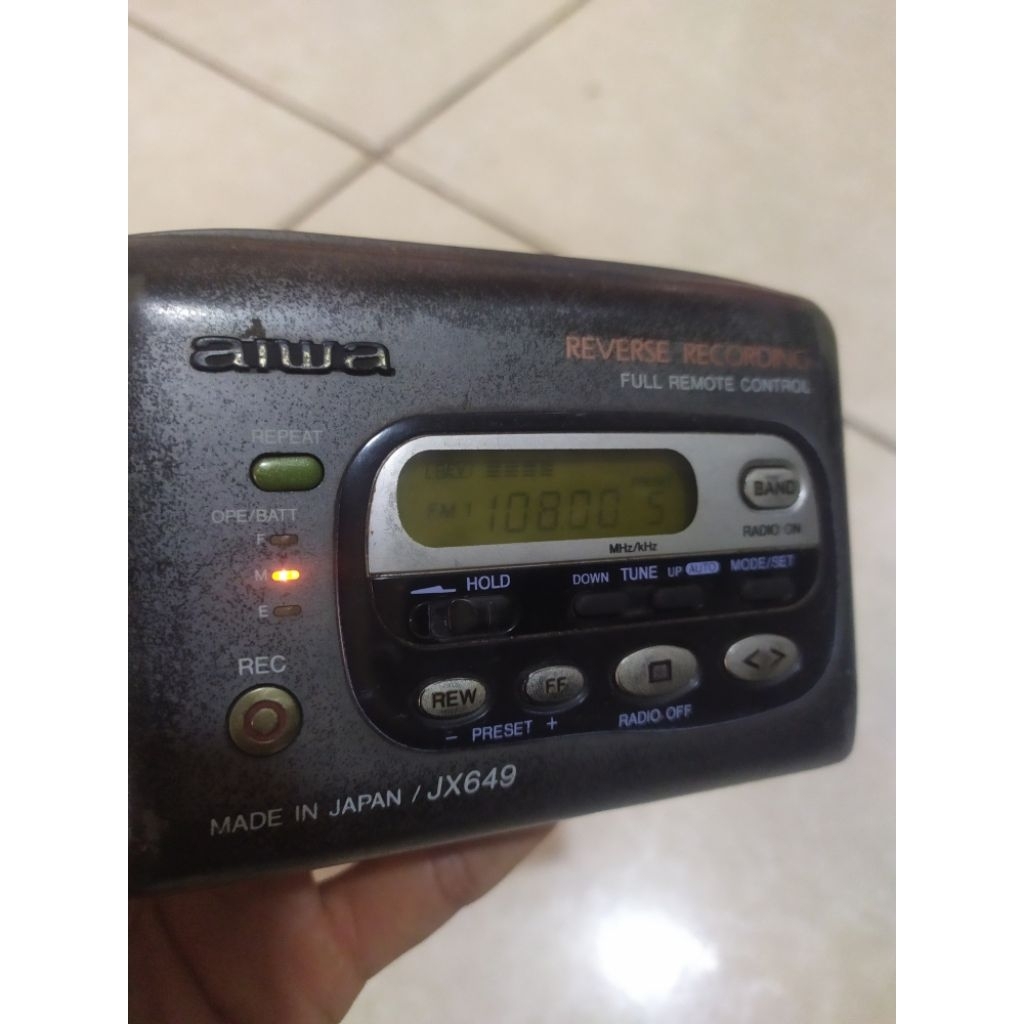 walkman aiwa jx639