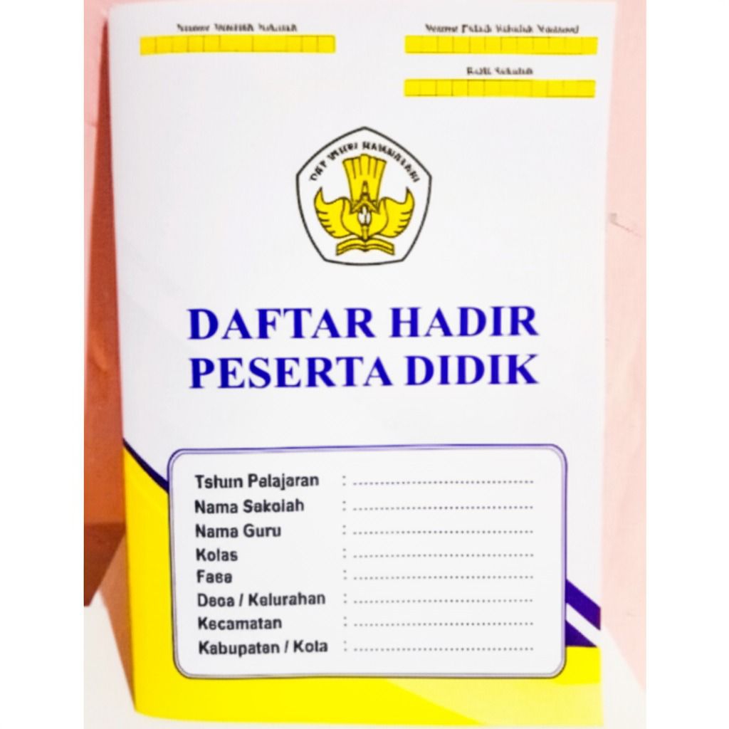 

BUKU DAFTAR HADIR PESERTA DIDIK KURIKULUM MERDEKA SD SMP SMA
