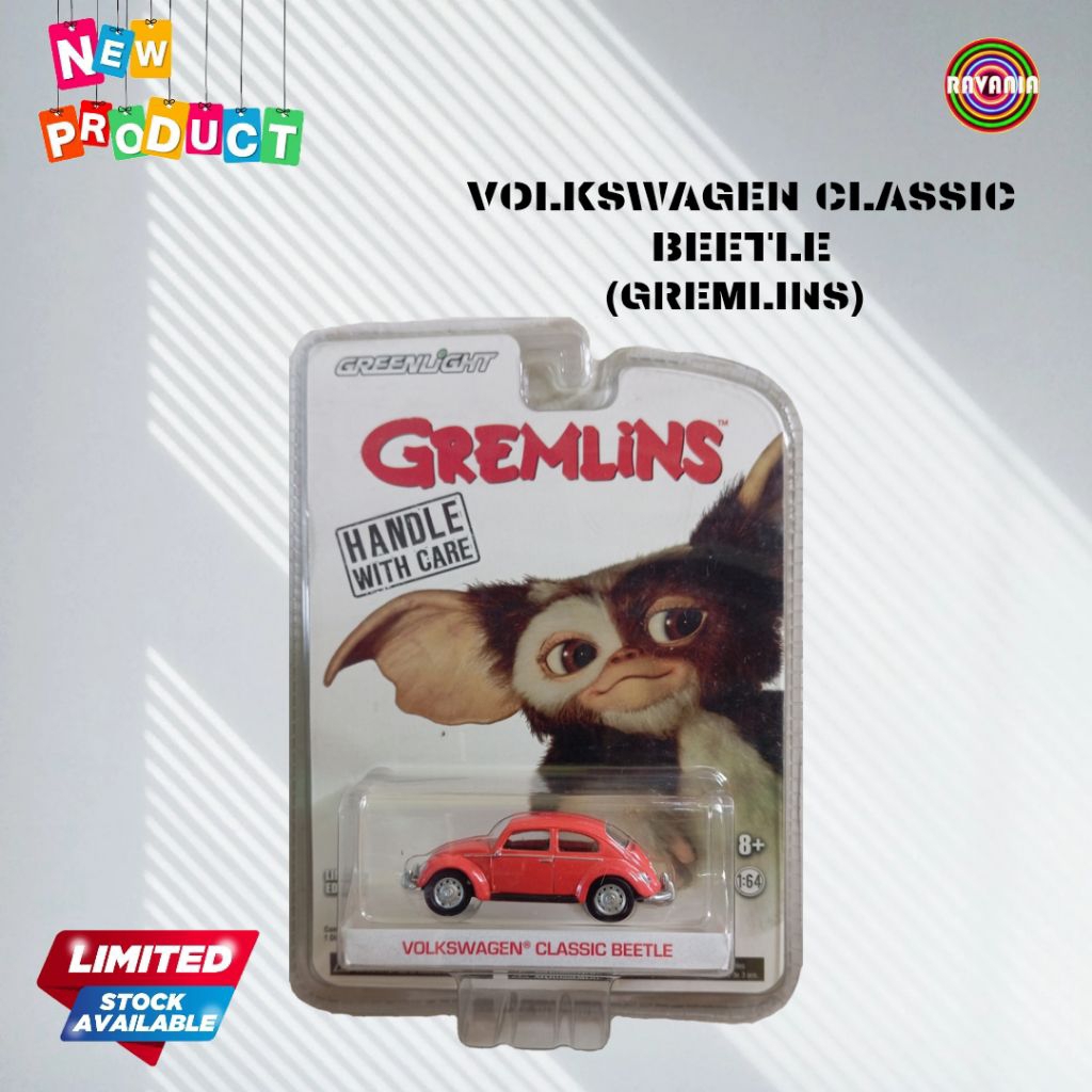 Volkswagen Classic Beetle - Gremlins - Miniatur Mobil Mainan / Diecast Greenlight