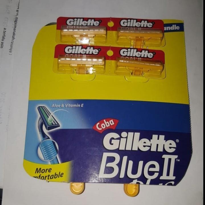 

Gillette Gilete Gillete Gilette blue 2 II Plus Razor Alat Cukur SHAVER