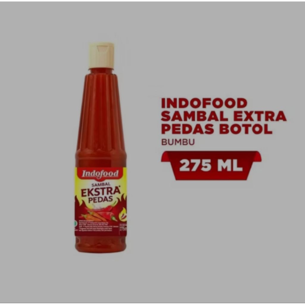 

Indofood sambal pedas dahsyat 275 ml
