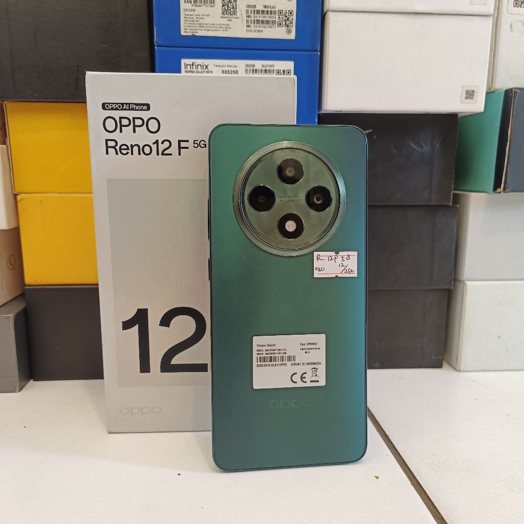 Oppo Reno 12F 5G RAM 12/256 Mulus Fullset - Hp Second Murah Berkualitas dan Bergaransi
