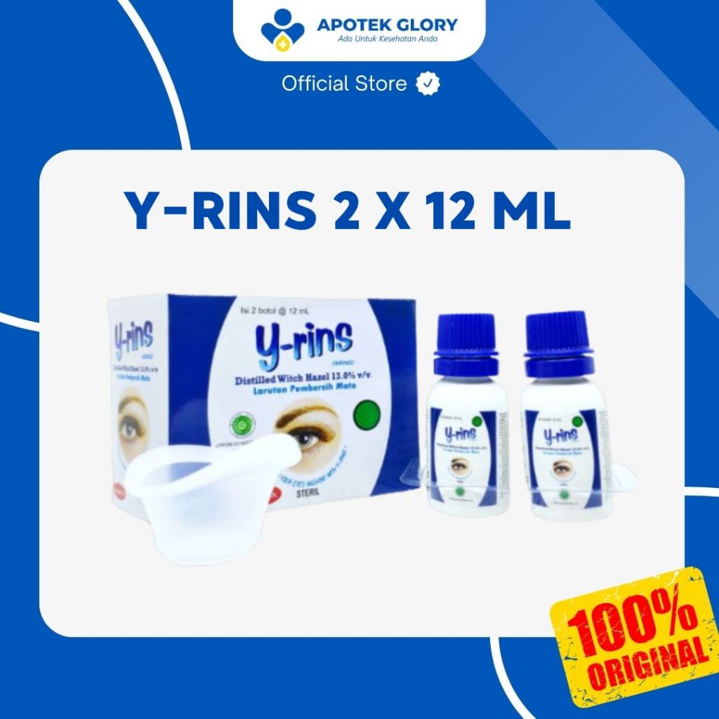 Y-RINS 12ML CAIRAN STERIL MATA UNTUK MEMBERSIHKAN MATA