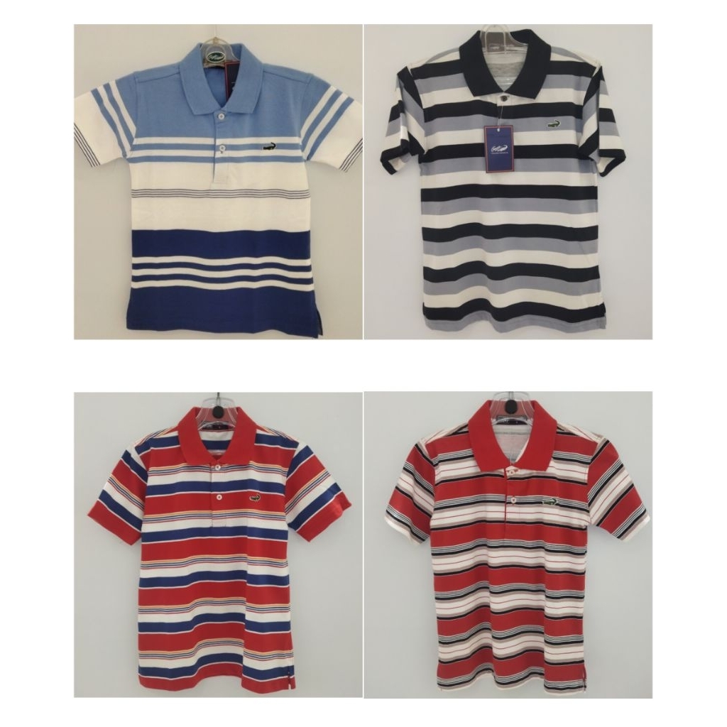 (4-14 tahun) KAOS POLO ANAK COWOK ORIGINAL CROCODILE