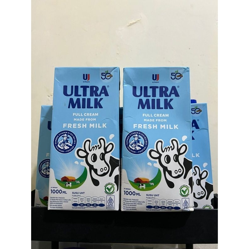 

Susu Ultramilk Full Cream 1ltr, 1 karton