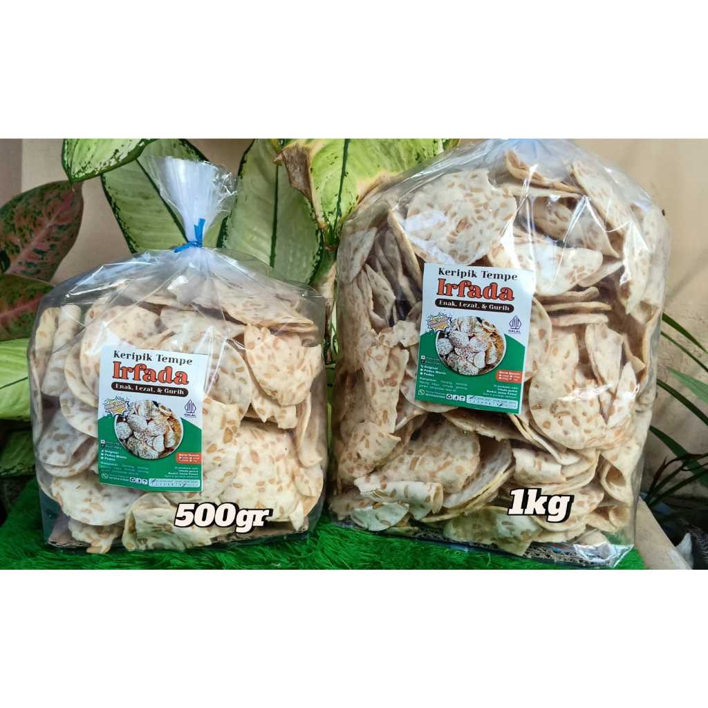 

Keripik Tempe Original 250gr/500gr/1kg + PACKING Aman Best Seller